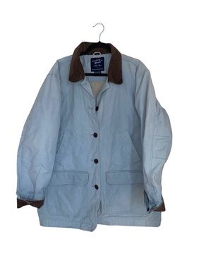 Cuffys Cape Cod Jacket Womens XXL Barn Chore Coat Corduroy Quilted Vintage Blue